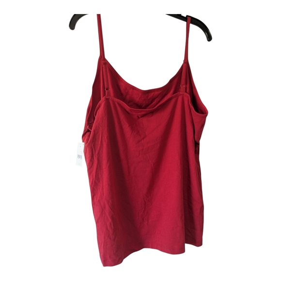 George Plus Red Tank Top. Size 3X. New. - Picture 3 of 6